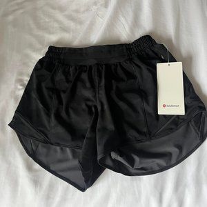 Lululemon Black Camo Hotty Hot Shorts